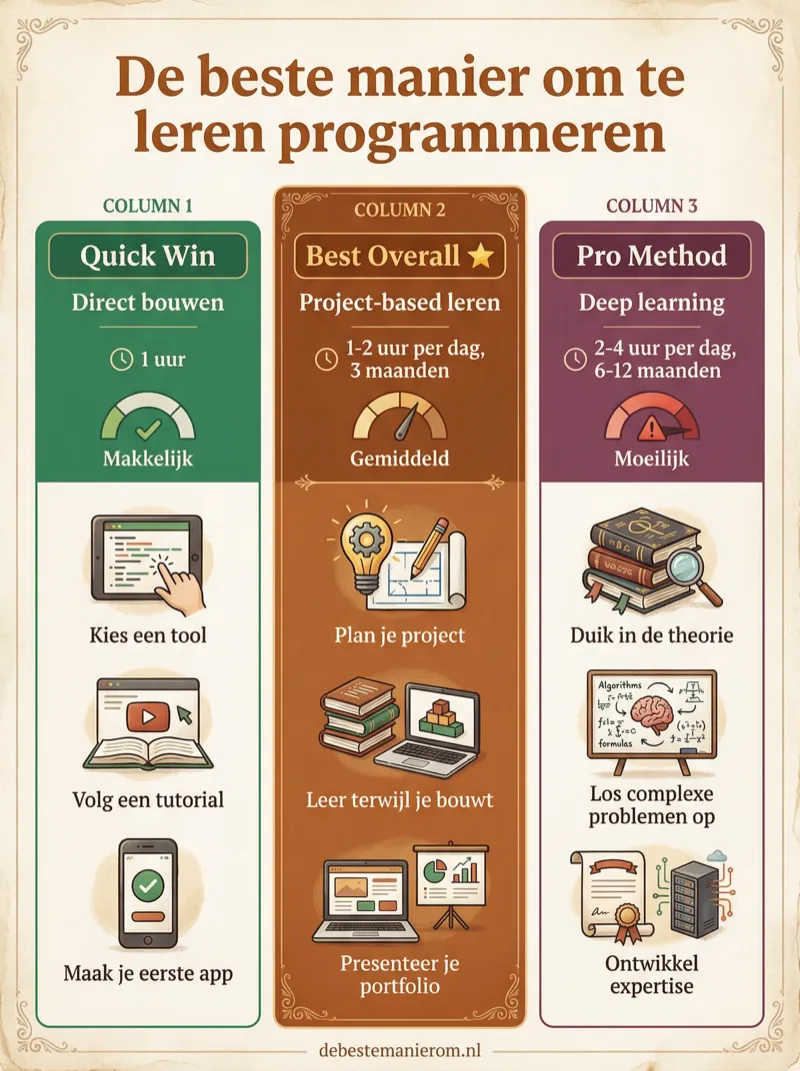 De beste manier om te leren programmeren